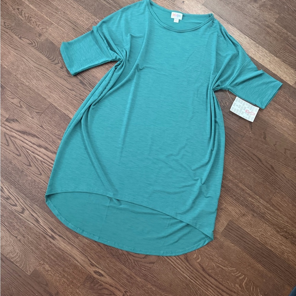 LuLaRoe Teal Tunic Top